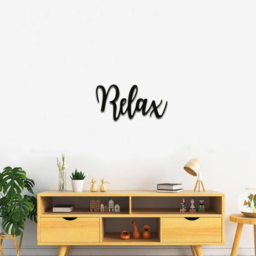 Relax quoted wall art