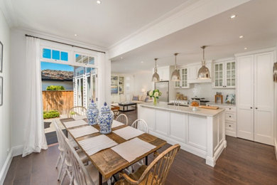 This is an example of a modern dining room in Sydney.