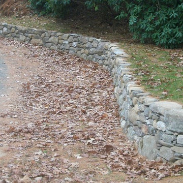 NE Fieldstone Retaining Wall