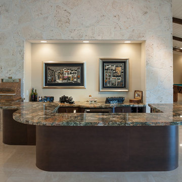 Contemporary Living Room Bar