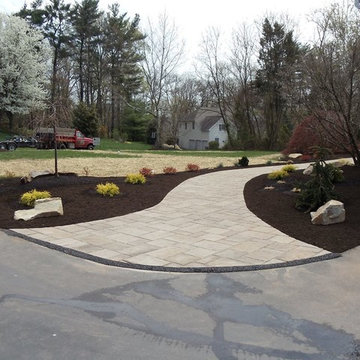 Sidewalk and Landscaping
