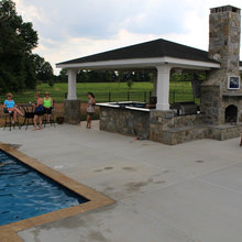 Pool, Patio, and Firepit