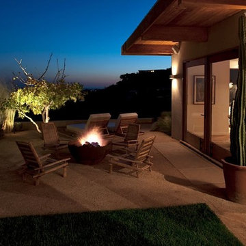 Big Bowl O' Zen 37 Inch Sculptural Firebowl™, Pacific Palisades, CA
