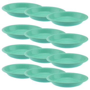 Deep Plastic Plate 15-Ounce|Microwavable,Dishwasher,BPA-Free 33-1166-12, Green