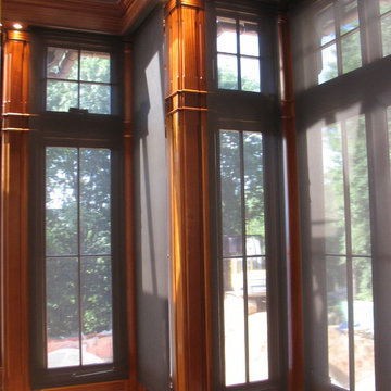Main Line Conservatory (Fixed Solar Screens & Lutron Motorized Roller Shades)