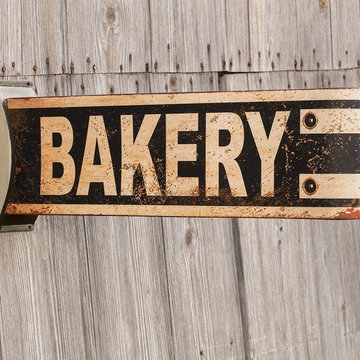 HUGE Double Sided "Bakery" Sign