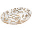 Bisanzio Centerpiece Tray, Clear and Gold