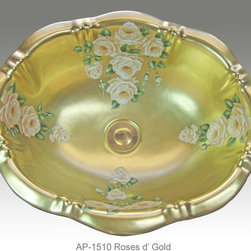 Full Gold & Platinum Decorations - Bathroom Sinks