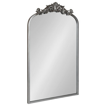 Arendahl Traditional Arch Mirror, Silver, 19x31