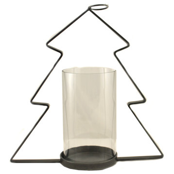 Christmas Metal Christmas Tree Metal Candle Holder 53785L