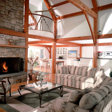 Ocean Front Post and Beam Great Room