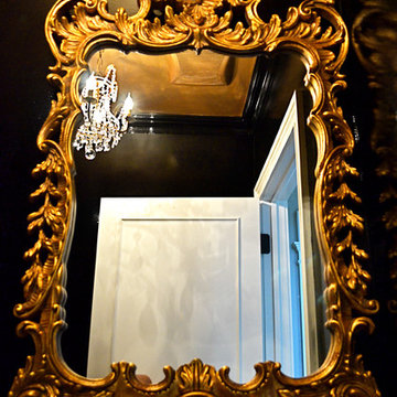 Classic Large Gold Mirror sets the stage for a true Jewel Box