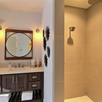 Vanity & Shower Room - The Overbrook - Cascade Craftsman Family Home