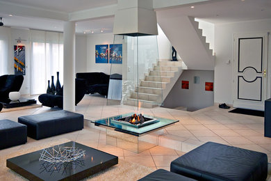 Réalisation d'un salon design.