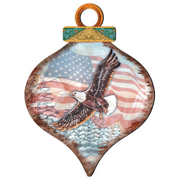 American Eagle Ornament Drop