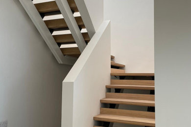 Inspiration for a contemporary staircase in Sussex.