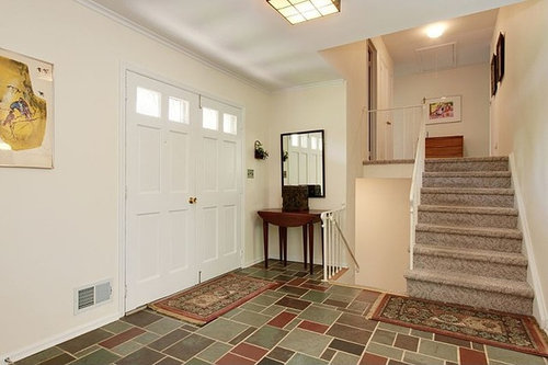 My Entryway Slate Floor, Paint Ceramic Tile Floor To Look Like Slate