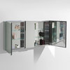 Fresca 50" Wide Bathroom Medicine Cabinet With Mirrors