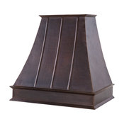 38" 735 CFM Hand Hammered Copper Wall Mounted Euro Range Hood