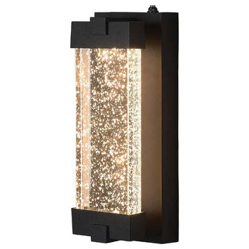 LED wall light Black wall sconce K9 Crystal and Aluminum Cast wall light fixture