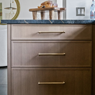Dark, Dramatic, and Delightfully Functional: A Small Kitchen Reimagined