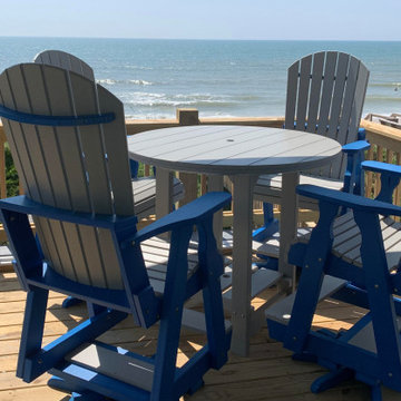 Oceanfront deck furniture