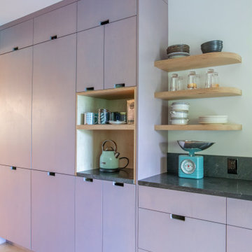 Tea Nook & Open Shelving