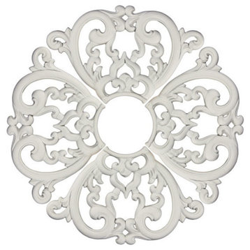 MD-7099 Ceiling Medallion, Piece, White