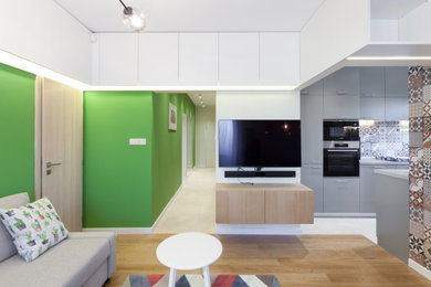 Interior design of Joyful apartment