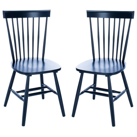 Safavieh Parker Spindle Dining Chair, Set of 2, Navy