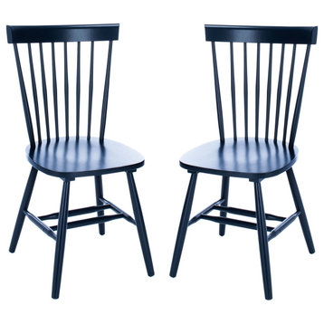 Safavieh Parker Spindle Dining Chair, Set of 2, Navy