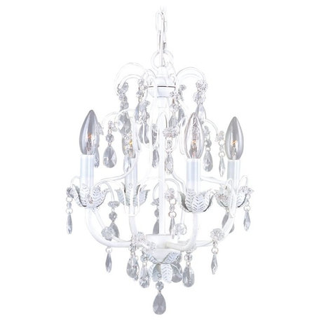 Athena Chandelier, Antique White