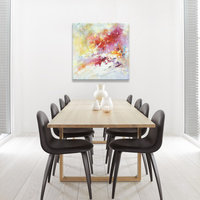 "Abstract Colors" Hand Painted Oil Canvas Artwork; Modern Art; Fine Art