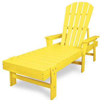 Polywood South Beach Chaise, Lemon