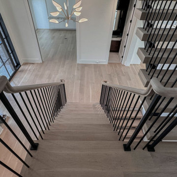 Project #122 | Freestanding Steel & Wood Staircase