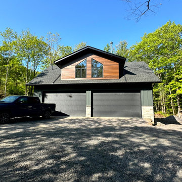 Cottage Garage with loft in the Muskoka Lakes Region