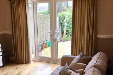 Farmhouse home design photo in West Midlands