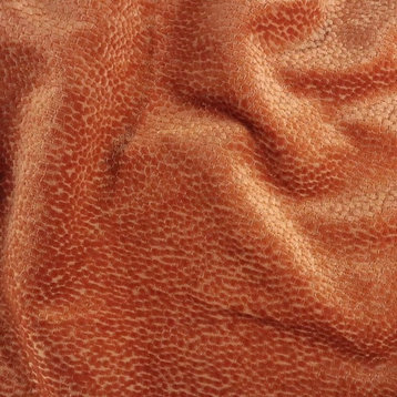 Duchess Beautiful Burn Out Velvet Upholstery Fabric, Satsuma
