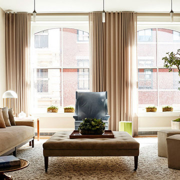Transitional Living Room