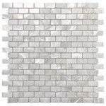Art3d - 11.8"x 11.8" Mother of Pearl Shell Mosaic Tile, Set of 10, A19 - Made of genuine natural Mother of Pearl. 100% eco-friendly material. Water & Fire-proof, no radiation, no pollution, no color fading. Luxury tile with natural pearl luster.