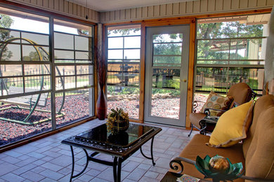 Elegant porch photo in Houston
