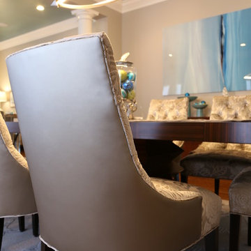 Holiday Charm Living and Dining Room