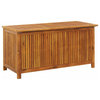 vidaXL Outdoor Storage Box Deck Box with Lid Patio Cabinet Solid Wood Acacia