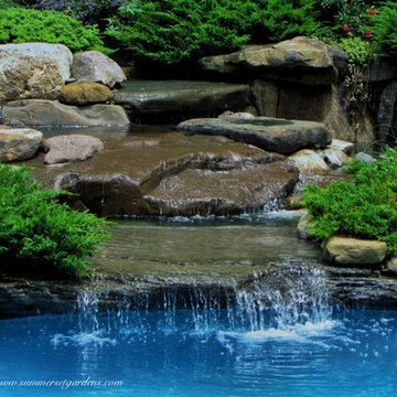 Hohokus Swimming Pool Waterfall