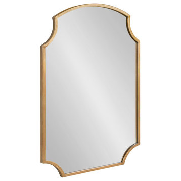 Carlow Framed Wall Mirror, Gold 20x30