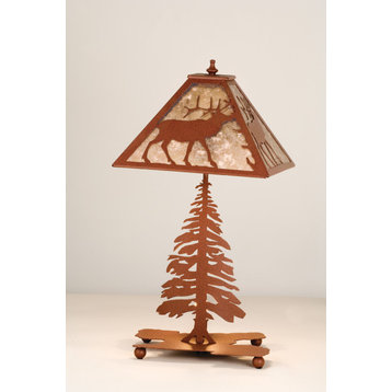 21.5H Lone Elk Table Lamp