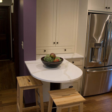 Convenient seating for casual conversation and additional storage