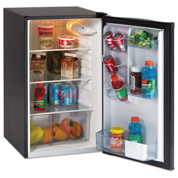 4.4 CF Auto-Defrost Refrigerator, 19 1/2x22x33, Black