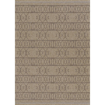 Couristan Naturalistic Adobe Outdoor Area Rug, Natural-Brown, 2'7" X 9'10" Runner