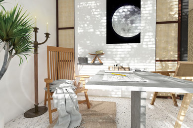 Island style home office photo in Other